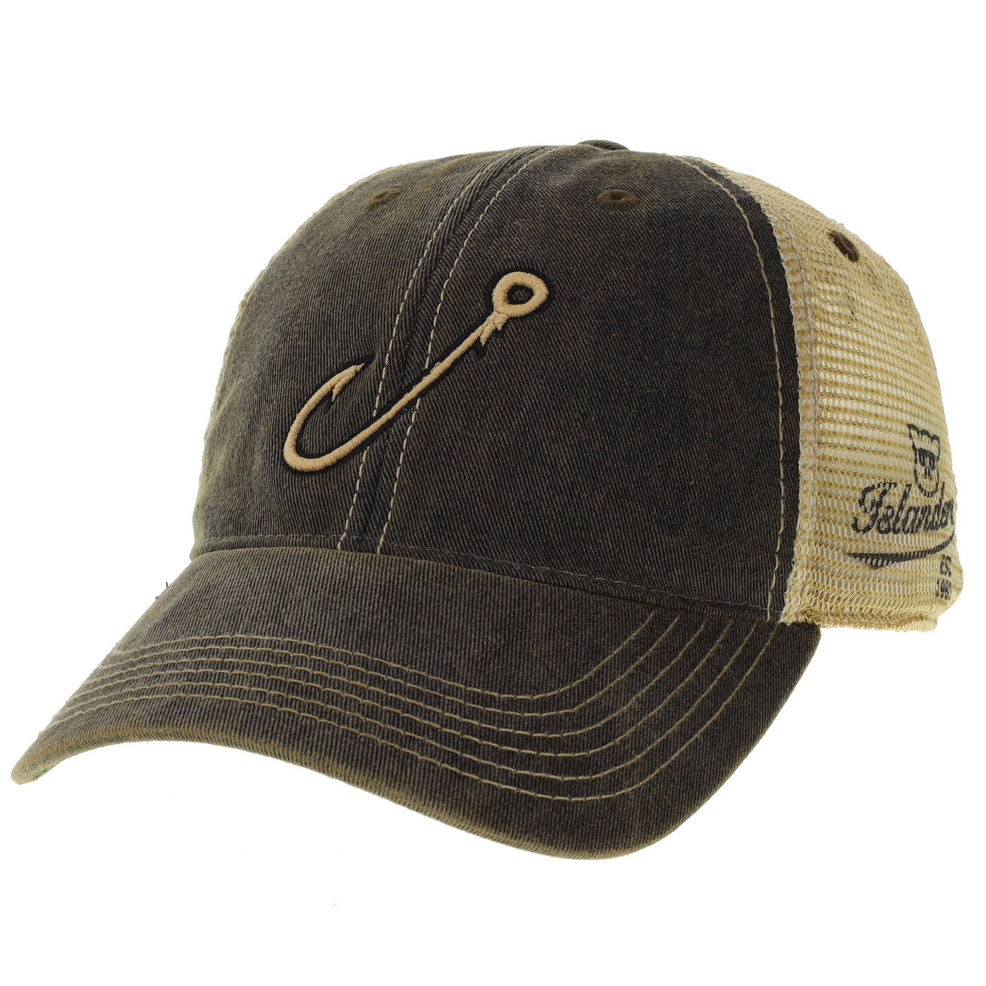 ball cap fish hook Islanders Hook Icon Hat