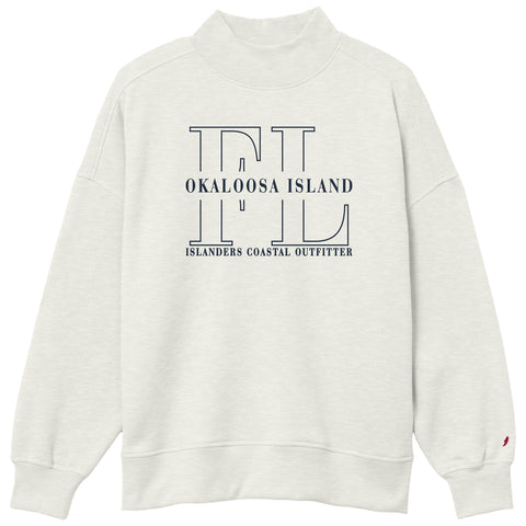 The Islanders Diana Mock Neck Pullover