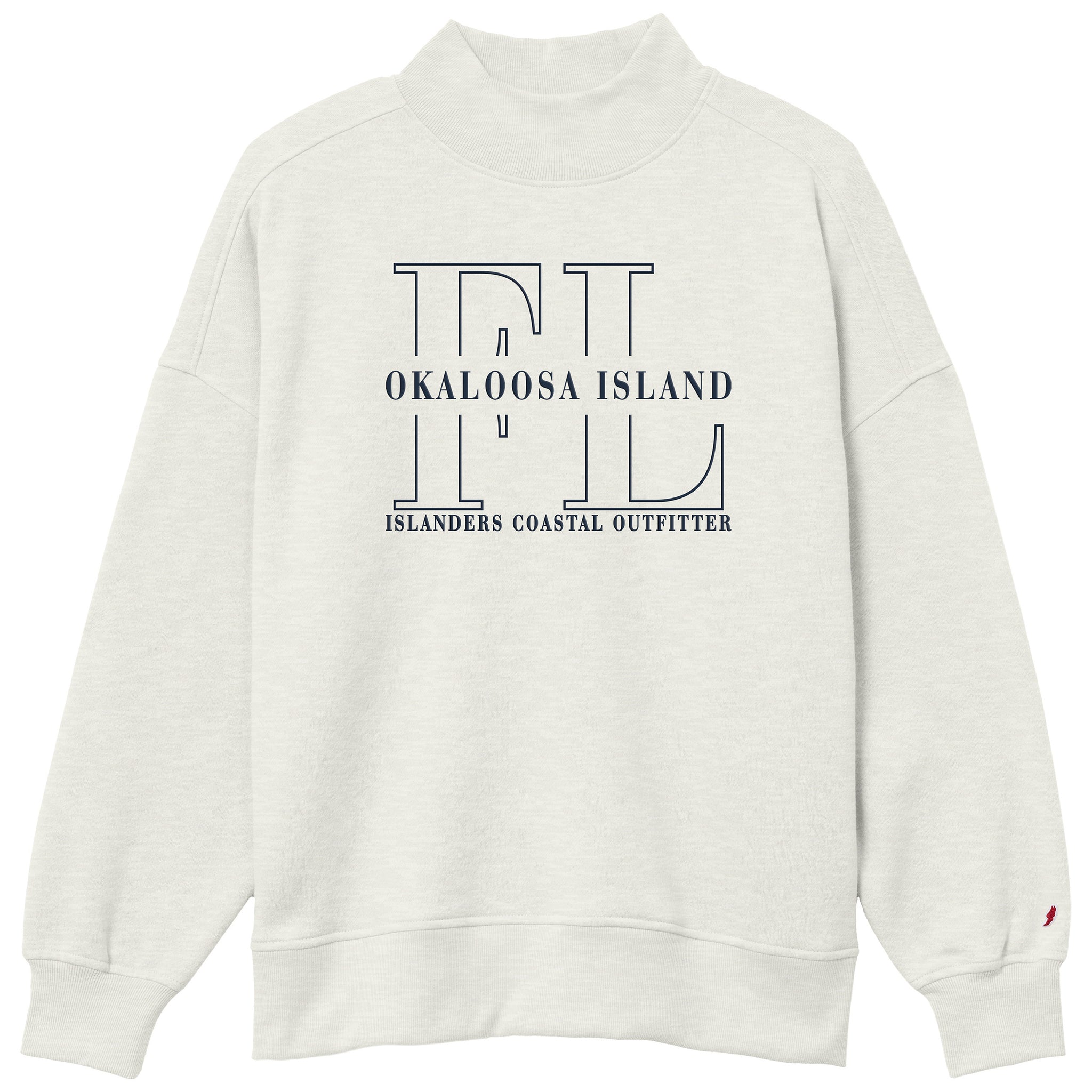 The Islanders Diana Mock Neck Pullover