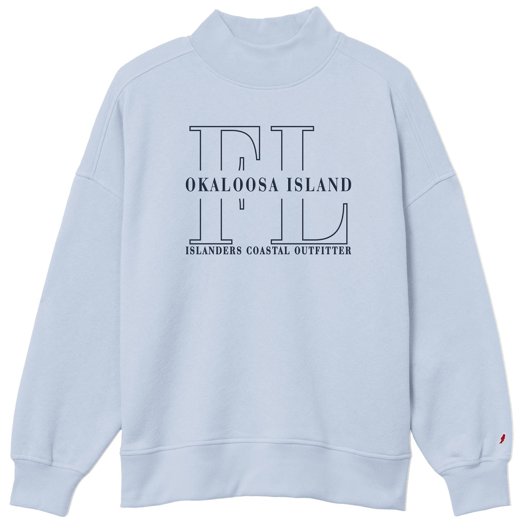 The Islanders Diana Mock Neck Pullover