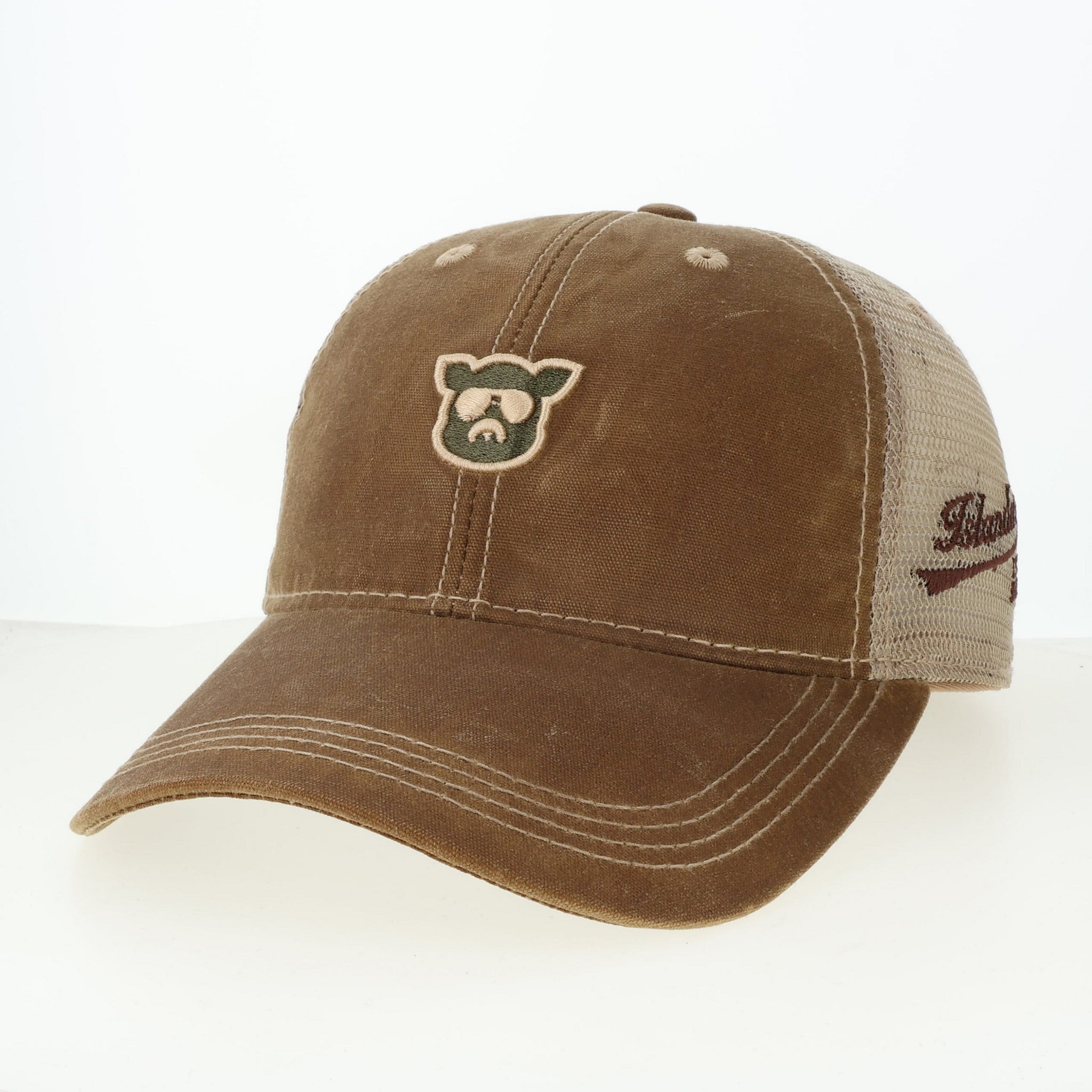 Islanders Mini Pig Face Waxed Cotton Trucker