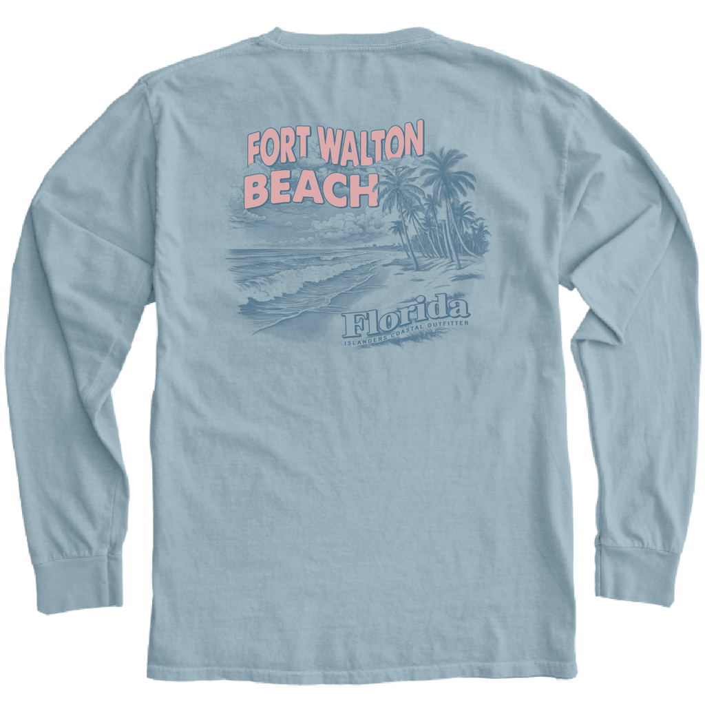 Islanders Best of Times Beach Palm Long Sleeve COMING SOON