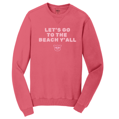 Islanders To The Beach Crew Sweatshirt - Fruit Punch