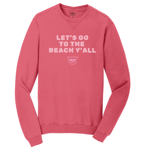 Islanders To The Beach Crew Sweatshirt - Fruit Punch