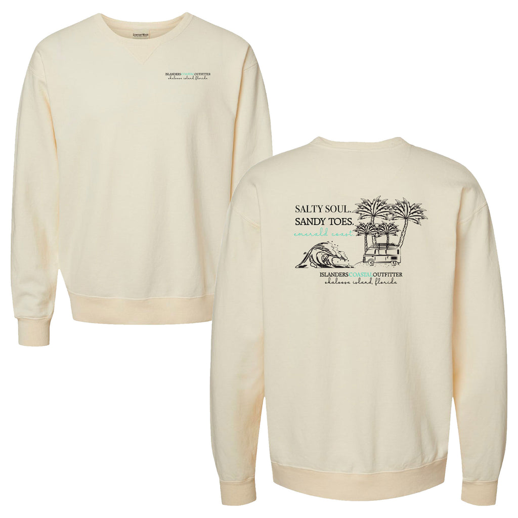 Islanders Salty Soul Crew Sweatshirt - Parchment