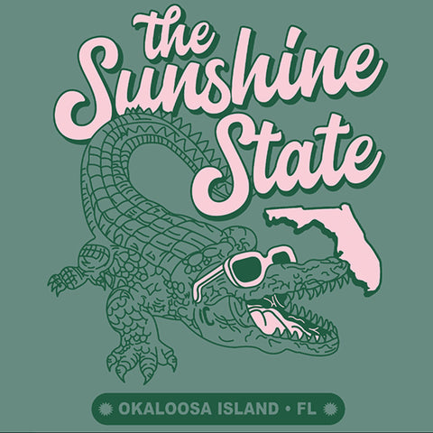 Islanders Sunshine State Crew Sweatshirt - Cyprus Green