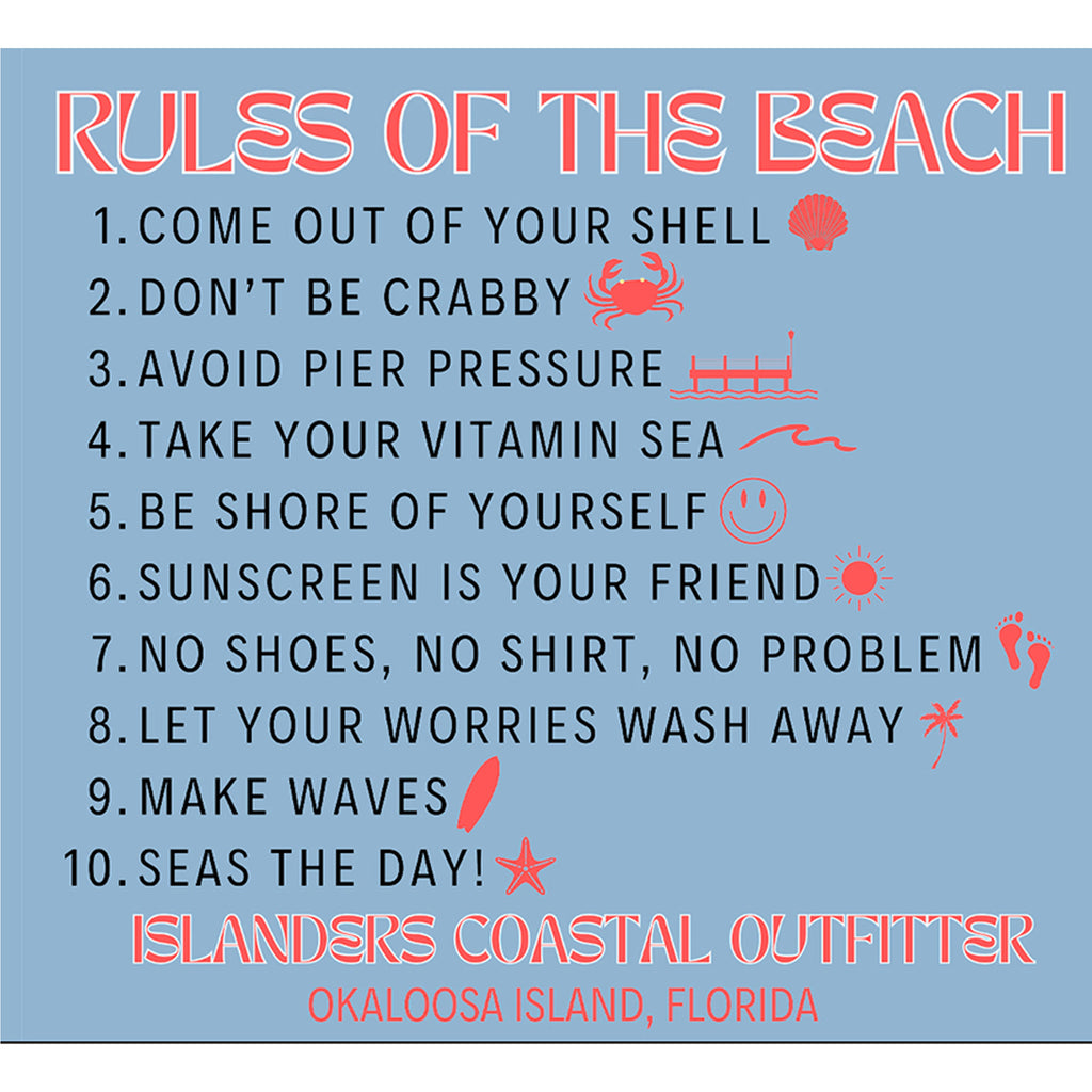 Islanders Rules of the Beach Crew Sweatshirt