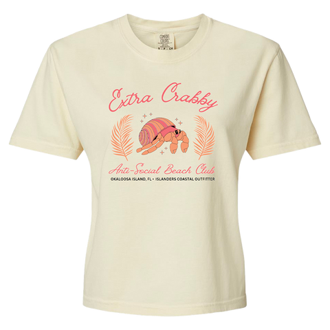Islanders Extra Crabby Comfort Colors Crop Tee