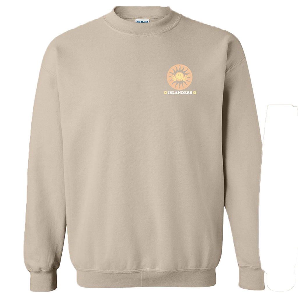 Islanders Beach Happy Crew Sweatshirt - Sand