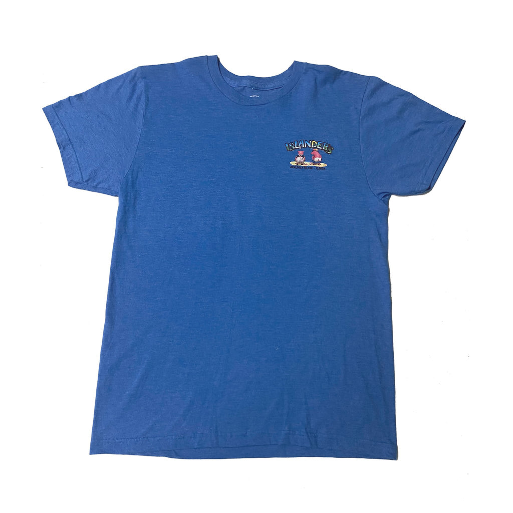 Islanders Mooning Pigs T-Shirt - Heather Royal Blue