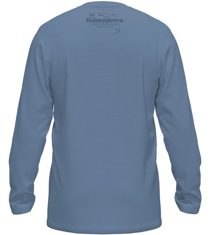 Islanders Pig Face Long Sleeve T-Shirt - Blue Jean