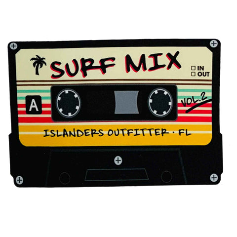Steamboat Sticker Vintage Surf Mix Tape Sticker
