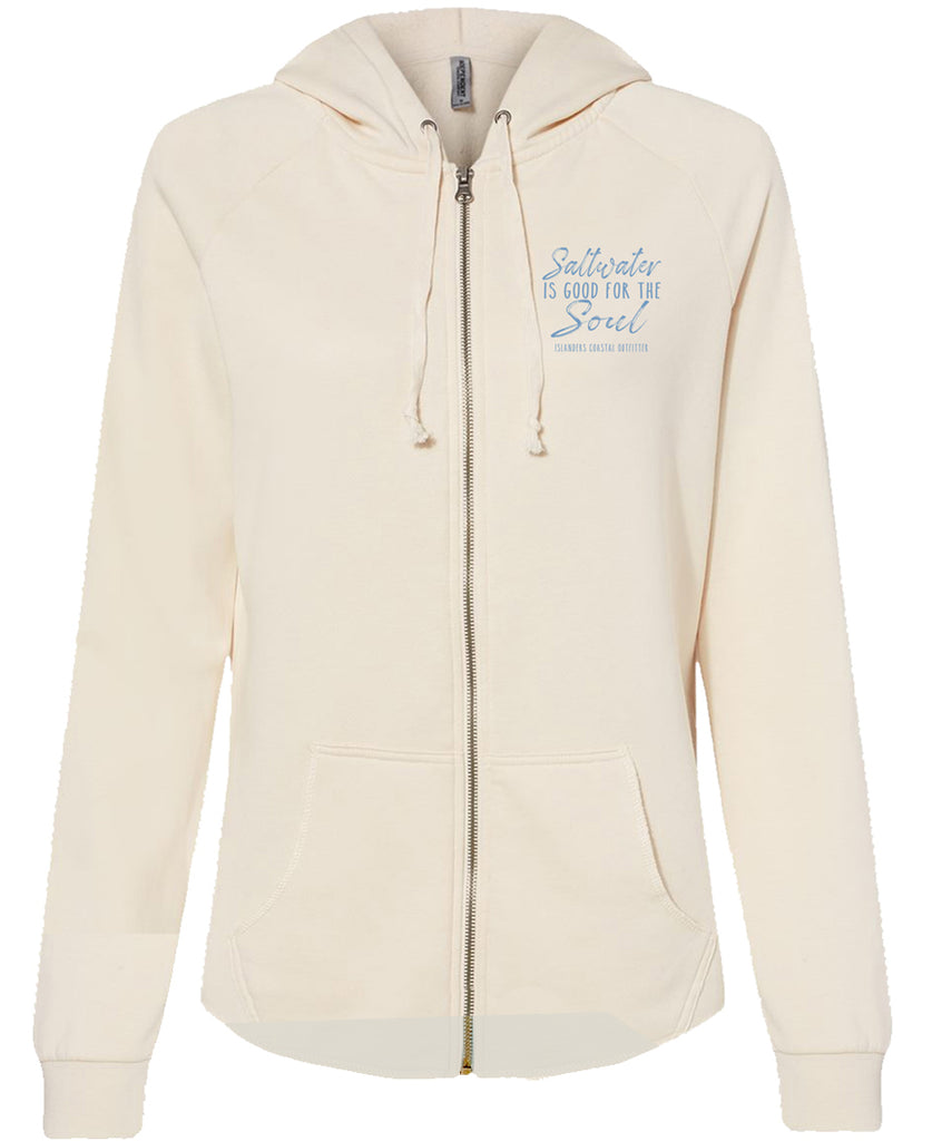 Islanders Saltwater is Good for the Soul Zip Hoodie