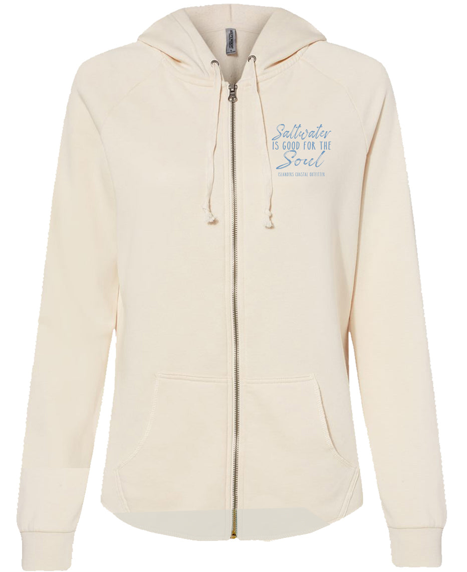 Islanders Saltwater is Good for the Soul Zip Hoodie