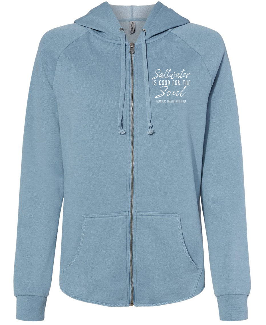 Islanders Saltwater is Good for the Soul Zip Hoodie