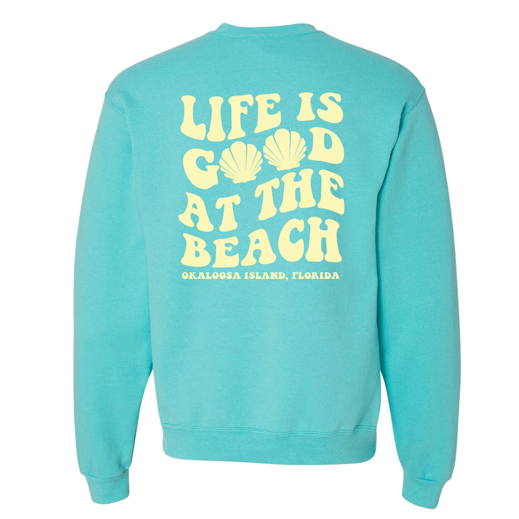 Islanders Life is Good Crew Sweatshirt - Peppermint