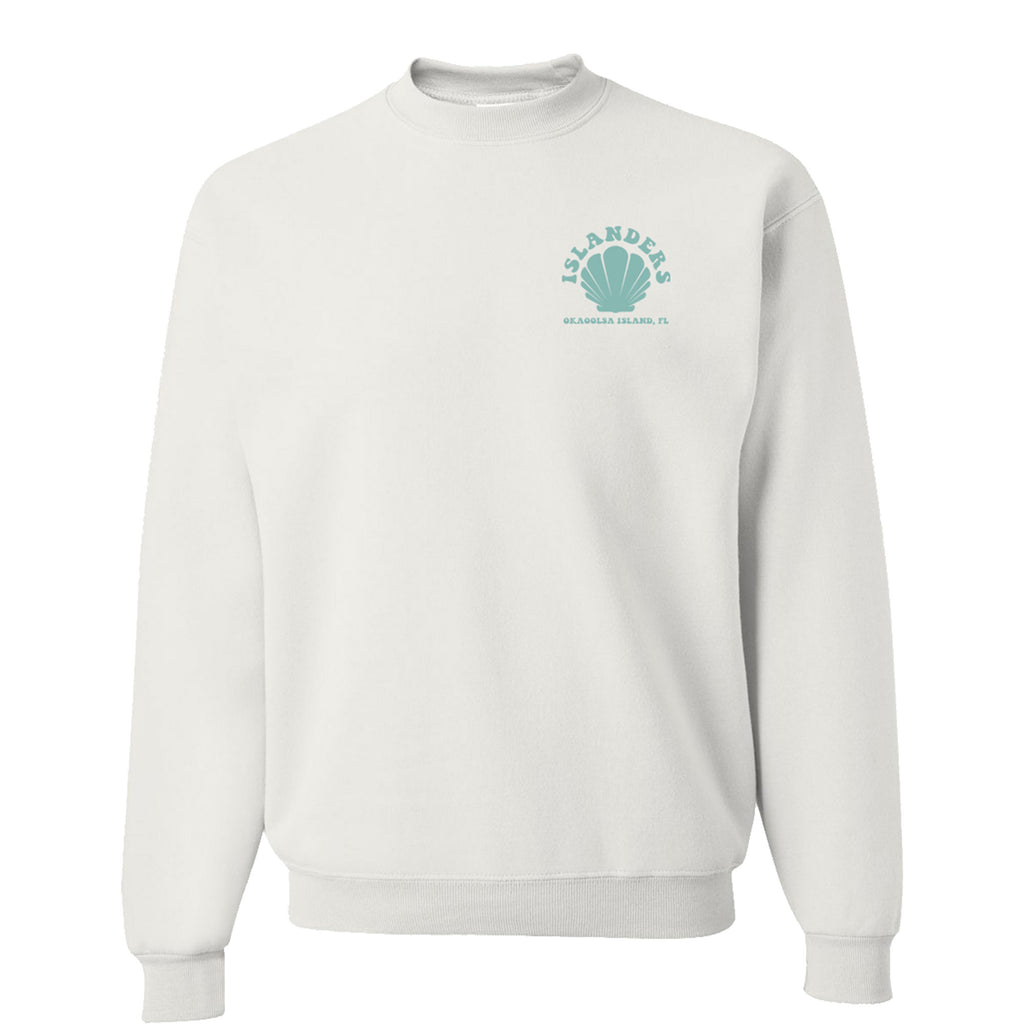 Islanders Life is Good Crew Sweatshirt - White