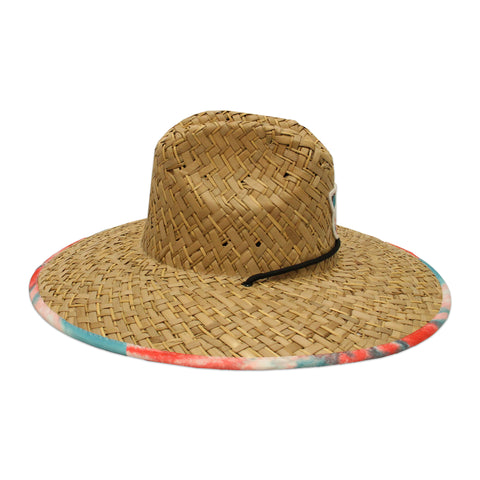 Islanders Helix Red Straw Hat